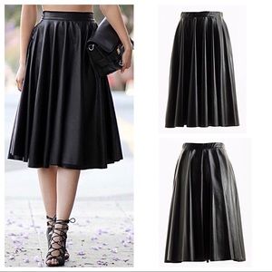 🆕F A U X  L E A T H E R Skirt